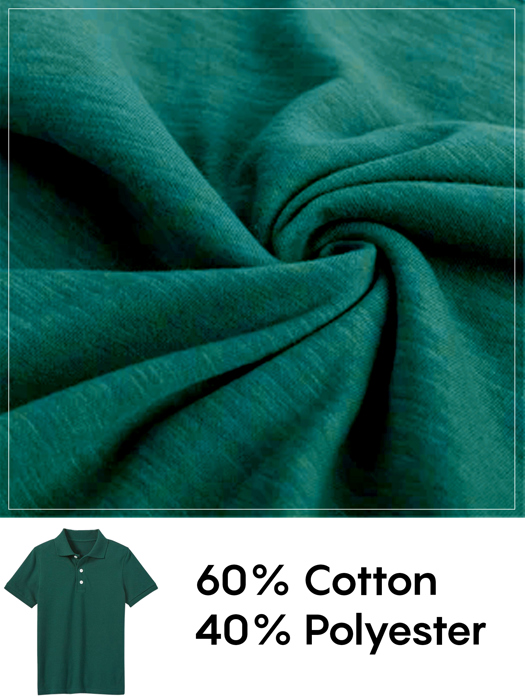 5-Pack School Uniform Tagless Polo Tshirt for Little Boys & Big Boys